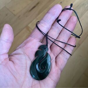 Jade Stone Pendant Necklace from NZ